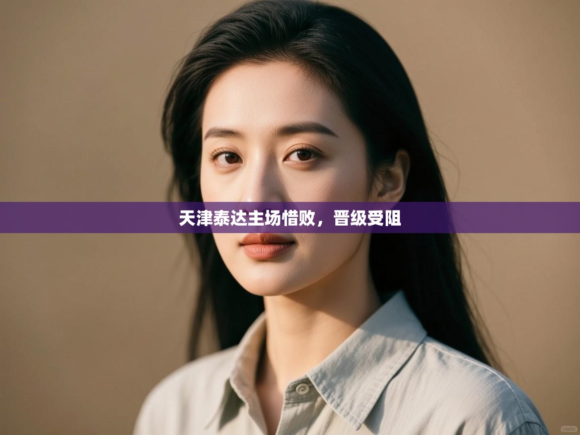 云开体育官方网站登录-天津泰达主场惜败,晋级受阻 第4张